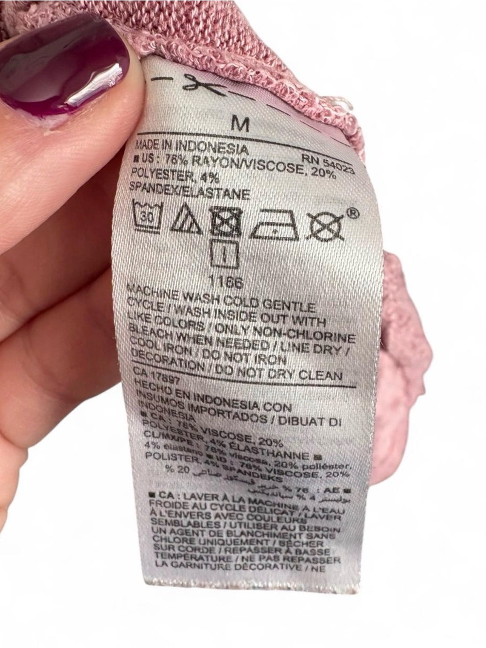Old Navy Women's Scoop Neck Sweater - Mauve Pink - Picture 3 of 5